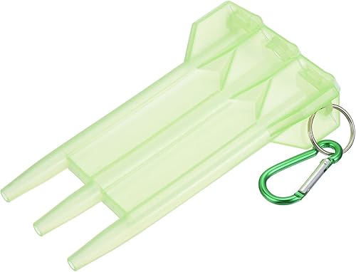 Miniatura 3 de PATIKIL Caja de almacenamiento de dardos de nylon portátil, caja de dardos duradera para mantener sus dardos seguros, verde