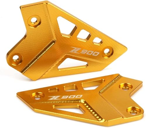 GZRYP Motorcycle Accessories FootPeg Footrest Rear Set Heel Plates Guard Protector Compatible With KAWASAKI Z900 Z 900 2017-2020 2021 2022 2023