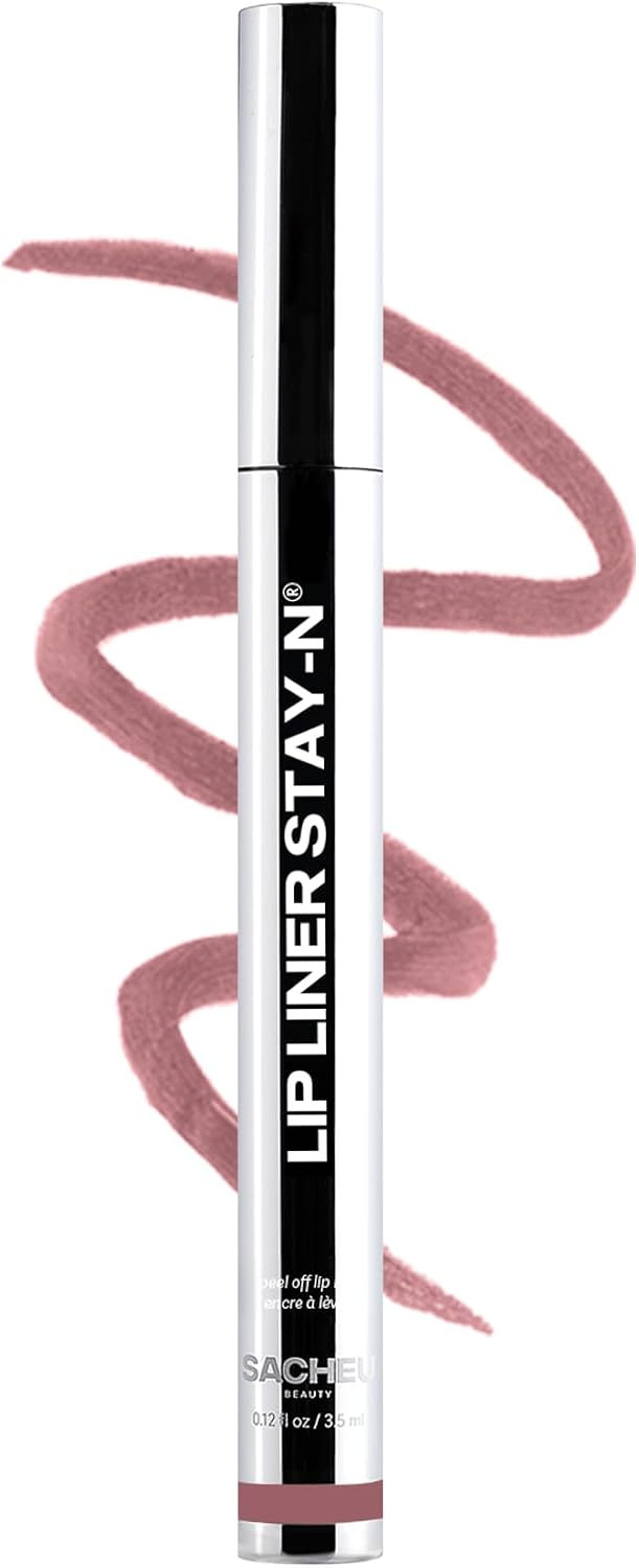 Sacheu Lip Liner STAY-N Peel Off Lip Stain, Longwear, Main Character
