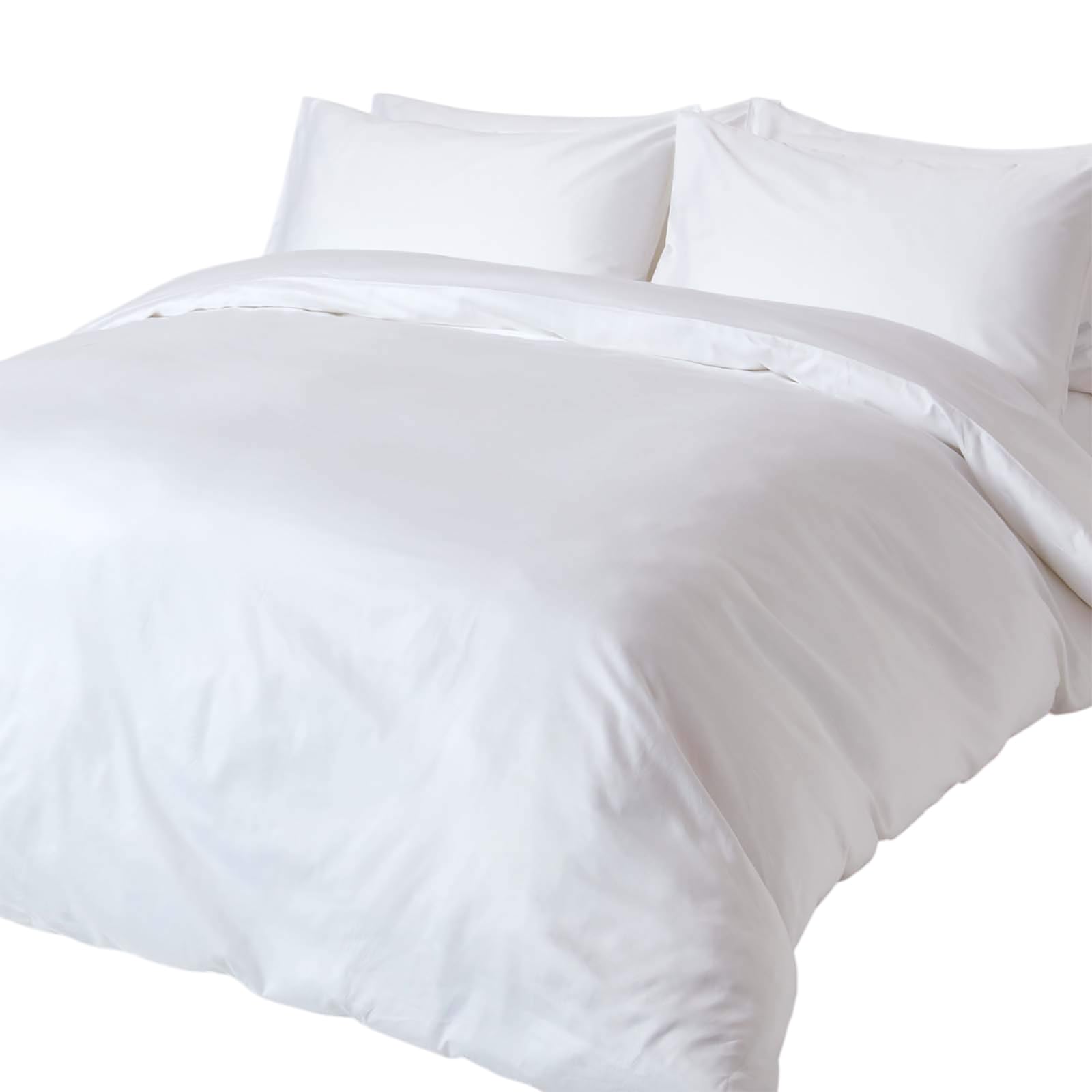 Homescapes Federa in cotone biologico - Bianco - 400 fili | Leroy Merlin