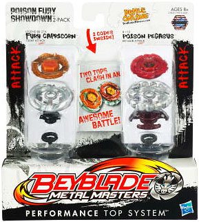 Hasbro Beyblade Metal Masters – Attack Attack Faceoff 2-Pack