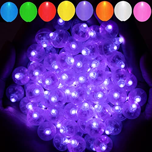 Image of Aogist 200Pcs Purple Lights with Hook,Long Standby Time,Waterproof Mini Light for Birthday Party Wedding Christmas Halloween Easter Decorative (Steady)