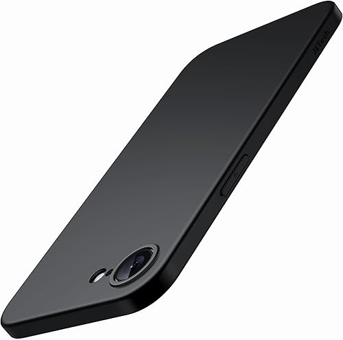 JETech Funda delgada para iPhone 16e de 6.1 pulgadas 2025 con protección completa para lente de cámara, ultrafina, ligera, acabado mate, funda