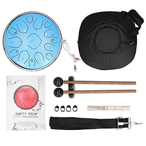 Tyenaza Handpan Steel Tongue Drum 14 pulgadas 15 notas miniatura 1
