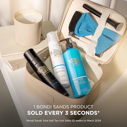bondi sands everyday gradual tanning milk  long-lasting tanning body moisturizer enriched with aloe vera and vitamin e for glowing skin