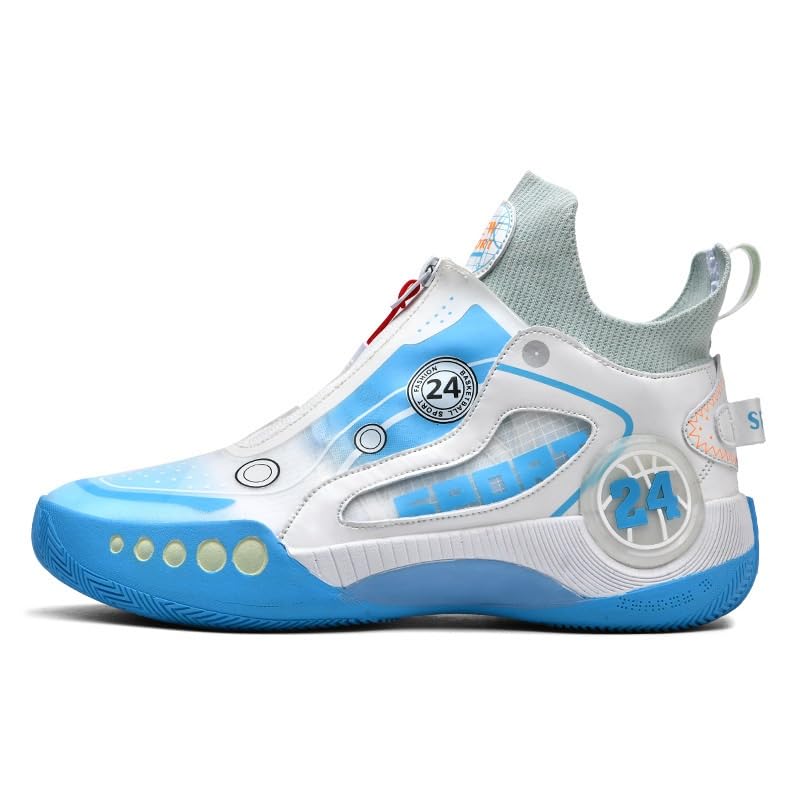 Chaussures de basket-ball montantes homme pour éviter les glissades avec semelle résistante