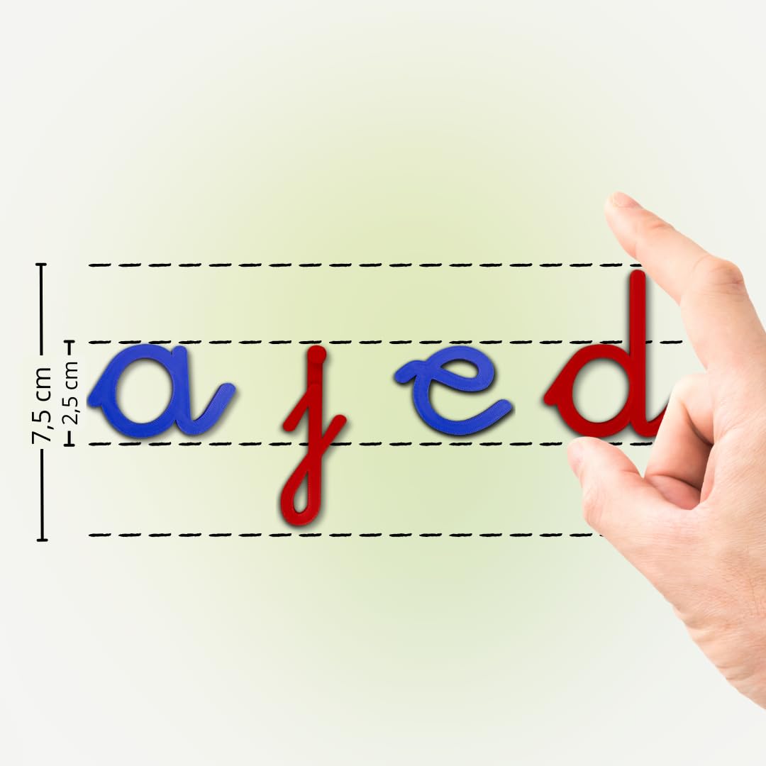 Alphabet Mobile Montessori Minuscules Petites – 79 Pièces, Matériel Pédagogique École Maternelle 3-6 Ans