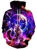 Photo Gallery eowjeed felpe con cappuccio unisex realistiche stampate in 3d, a maniche lunghe, unisex, con grandi tasche, cat-km26, xxl Photo Gallery eowjeed felpe con cappuccio unisex realistiche stampate in 3d, a maniche lunghe, unisex, con grandi tasche, cat-km26, xxl