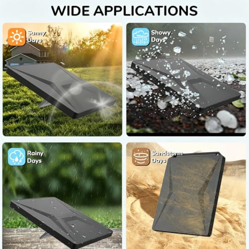 Funda de transporte para paneles de satélite de silicona resistente para viajes 6