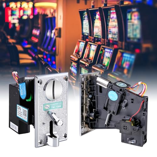 Validador de monedas universal de metal resistente para máquina recreativa arcade 7