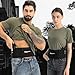 Mostcomtac Concealed Carry Belly Band Holster - Breathable Neoprene Gun Holster for Men & Women with 5 Vents and Zipper Pocket, Fits Glock/Taurus/Ruger/Smith Wesson, 9MM .380, Comfortable for Running