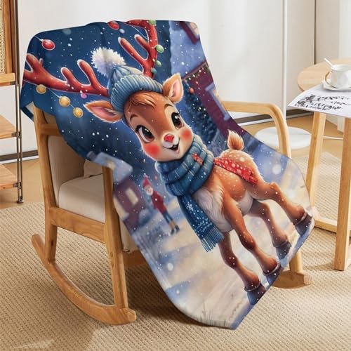 Couverture cerf pour des soirées cocooning chaleureuses au canapé - 5