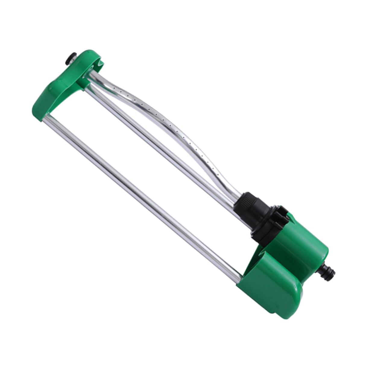 VANZACK Irrigatore Oscillante per Prato e Giardino, Lega di Alluminio e Plastica, 17 Fori, Nebulizzazione Uniforme per Irrigazione