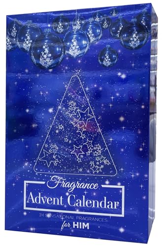 Men's Christmas Fragraces Advent Calendar Countdown 24 days, A2502 BLUE, Gift for Him Perfume Saffron LONDON - Image 5