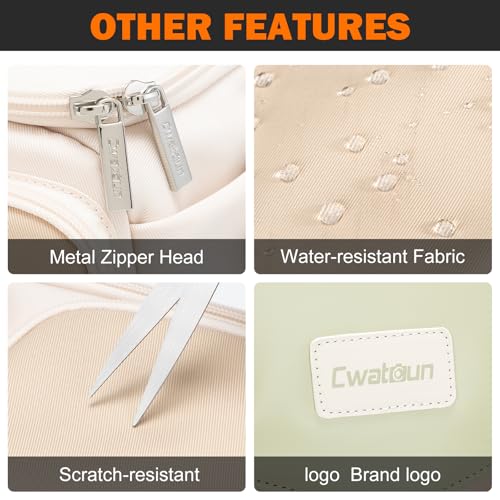 Bolso de cámara Cwatcun tipo mensajero impermeable S miniatura 7