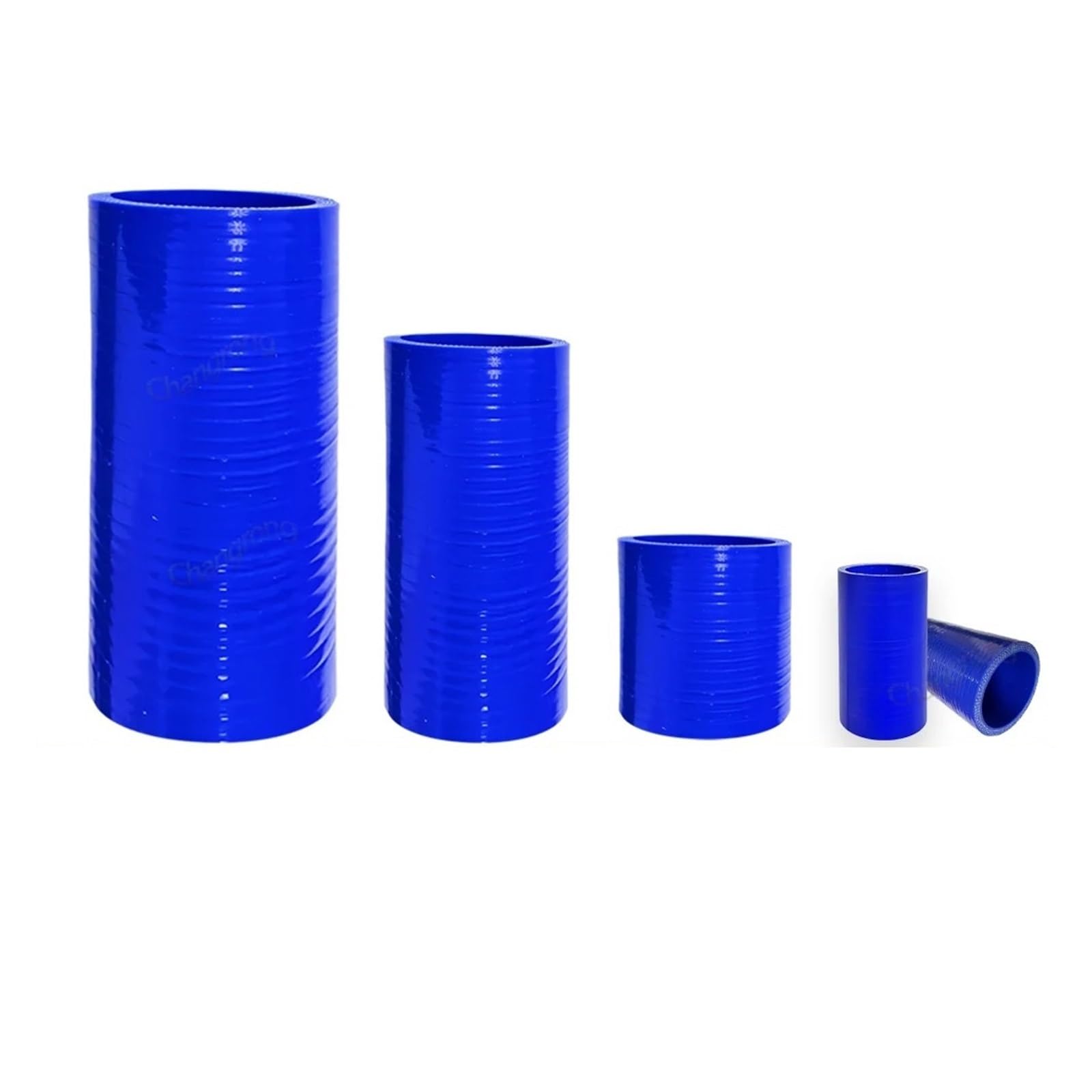 Cold Air Intake Pipe Blue Universal Straight Silicone Hose Intercooler Turbocharger Tube ID50mm/55mm/60mm/63mm/65mm/70mm/75mm/80mm/85mm/90mm/95mm/100 Car Air Duct(400mm,ID 48mm)
