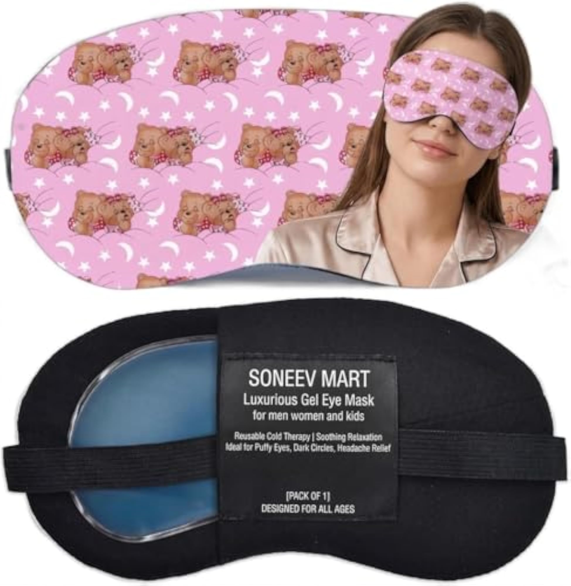 Reusable Gel Eye Compress Mask for Puffy Eyes