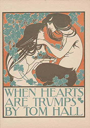 Poster Vintage Tom Hall Art Nouveau A2 contre les murs vides