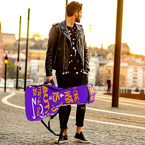Housse imperméable pour guitare acoustique avec double bandoulière et poche Motif rayures Vert, Multicolore 08, 42.9×16… - Les Beatles, Paul McCartney, John Lennon, RIngo Starr, George Harrison Housse imperméable pour guitare acoustique avec double bandoulière et poche Motif rayures Vert, Multicolore 08, 42.9x16… – Image 7