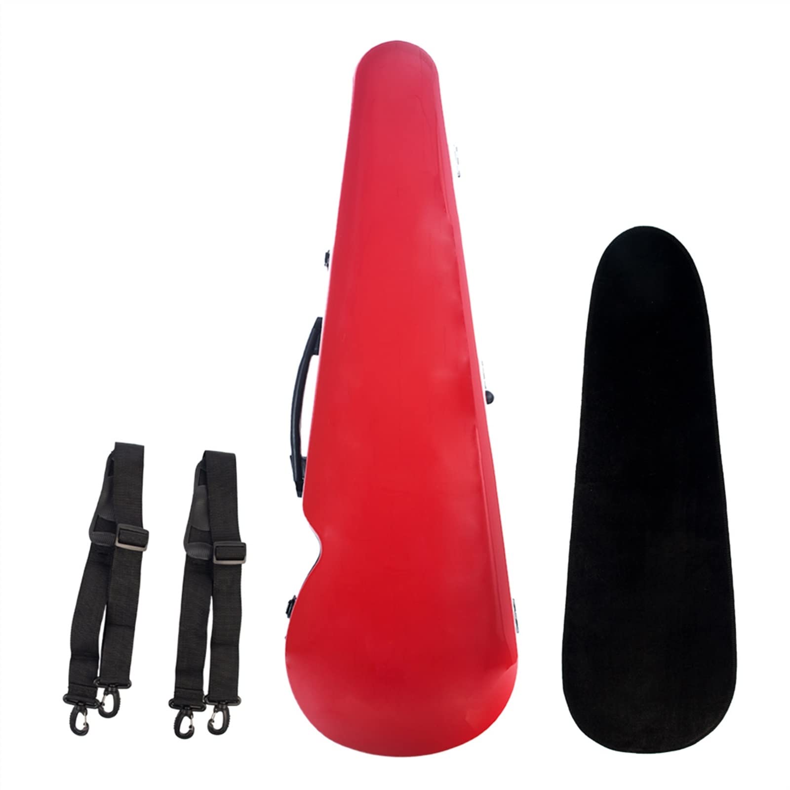 Profesional Violín Caso Estuche Rígido Para Violín 4/4 Tamaño Completo Lujo Con Suspensión Higrómetro Alto Brillo Fácil De Transportar Ultraligero Violín Caso (Color : 05)