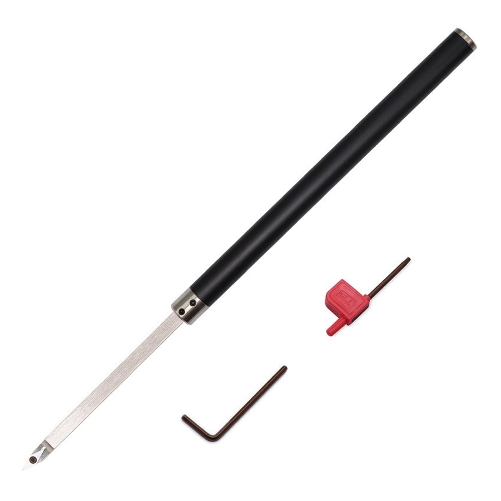 1 szt. Narzędzia do toczenia drewna do tokarki, 558mm tokarka do drewna narzędzia tokarskie z 28 * 10mm R8 35 stopni diamentowe płytki z węglika