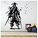 Produktbild huayao Kendo Aufkleber Samurai Aufkleber Japan Ninja Poster Vinyl Kunst Wandtattoos Dekor Wandbild Kendo Aufkleber 88X89Cm