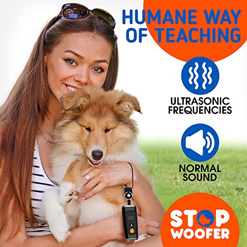 STOPWOOFER Dog Barking Control Devices-Anti Barking Device for S/M/L Dogs-4 Training & Deterrent Modes-Rechargeable… - Image 4