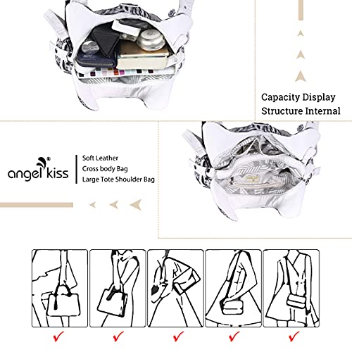 Image of Angelkiss Hobo Purses and handbags for Women Satchel Handbag Women Purses Large Daily Shoulder Bags
