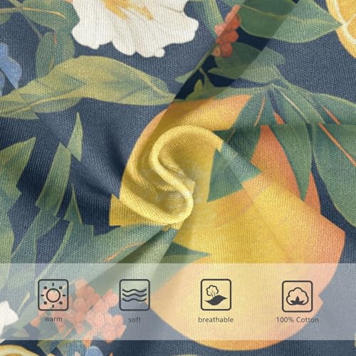 KLL Floral Pattern Orange Fruits Toddler Boy Cotton Underwear Breathable Children Panties3