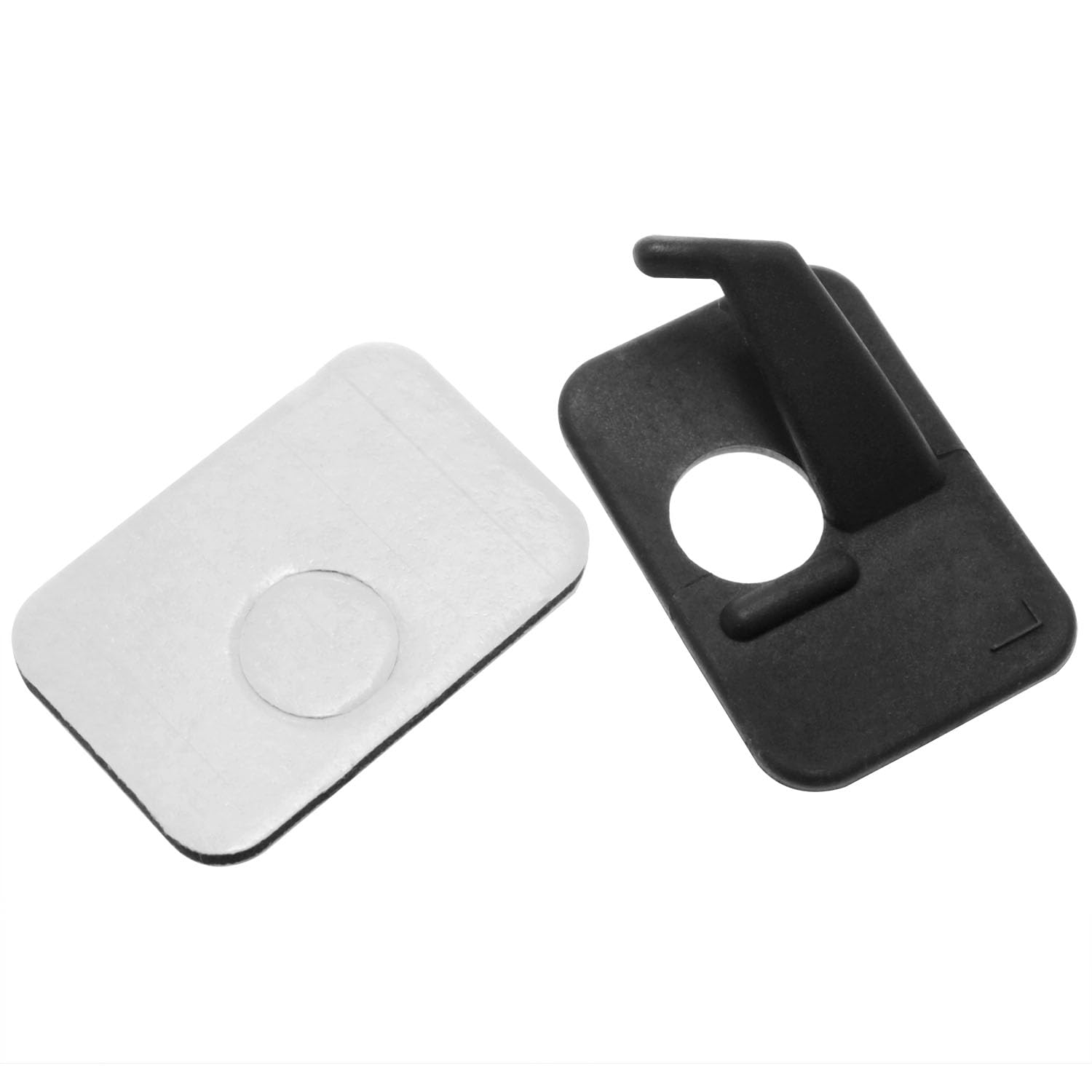 Dsjnf Bow Bow Holder Recurve Bow Holder Recurve Bow Accessories Plastic Arrow Holder Composite Bow Holder (with self-Adhesive backrest) Hunting Shooting Aiming Accessories Black 6pcs