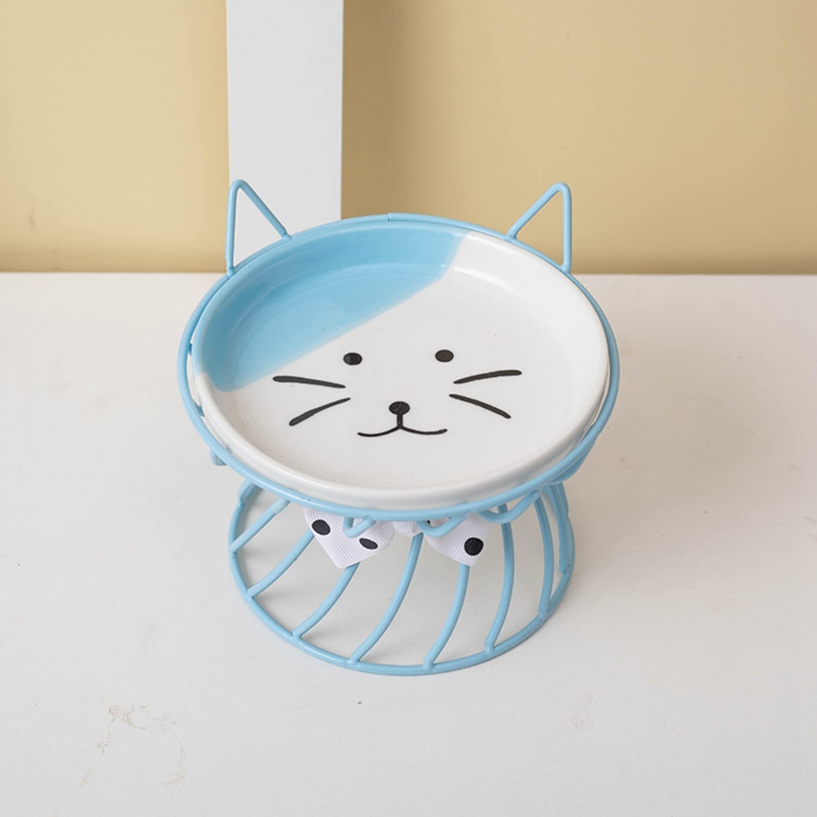 猫と犬のイラスト付き皿セット 猫と犬のイラスト付き皿セット