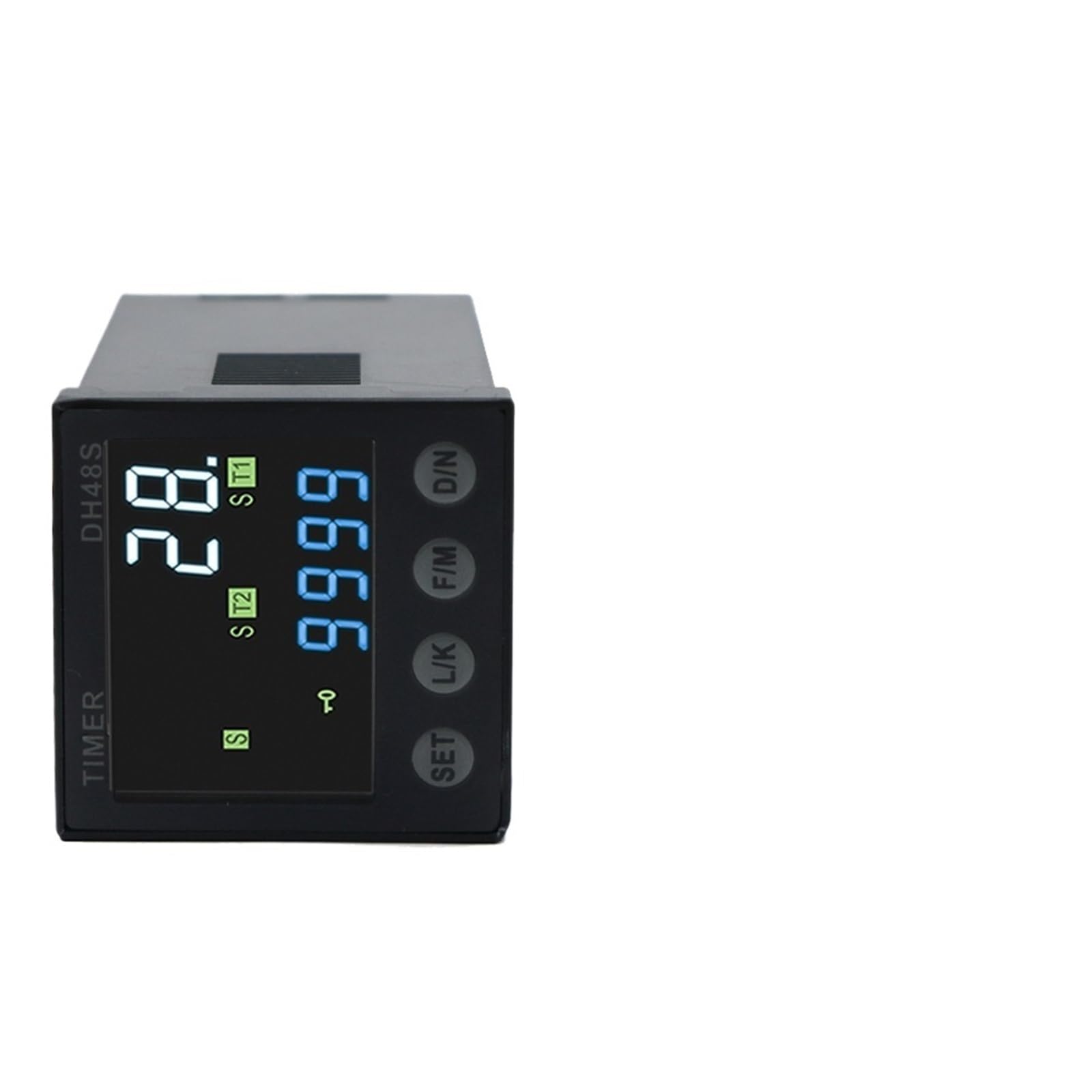 Relais de temporisation DH48S programmable haute precision de 0.01S a 99990h avec embase