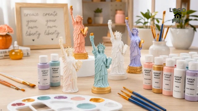 Miniatura Estatua de la Libertad Resina para Manualidades miniatura 7