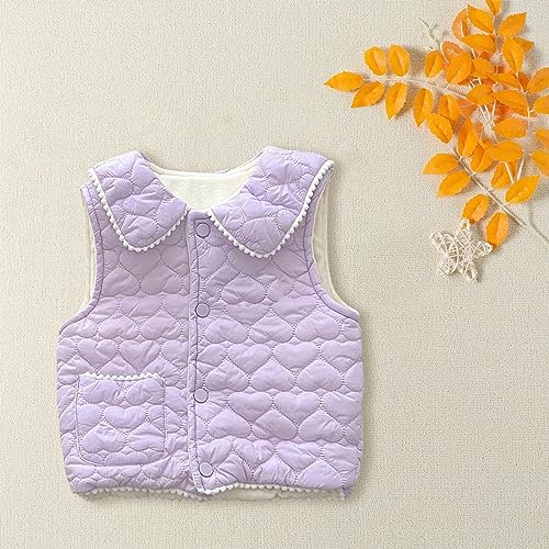 Casual Warm Jacket Coat for Kids Toddler Winter Jacket Boys Girls Winter Cute Hoodie Solid Vest Jacket With Pockets4