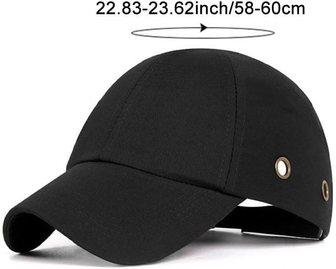 Safety Bump Cap Baseball Cap Style Safety Hat Breathable Lightweight Hard Hats Head Protection Cap Helmet for Men Women