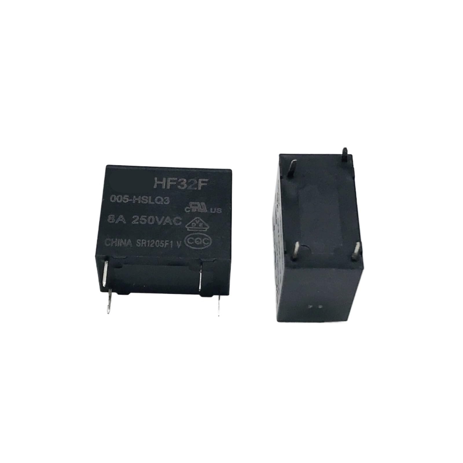 Relais 5V HF32F-005-HSLQ3 pour automatisation domotique et circuits de commande 8A