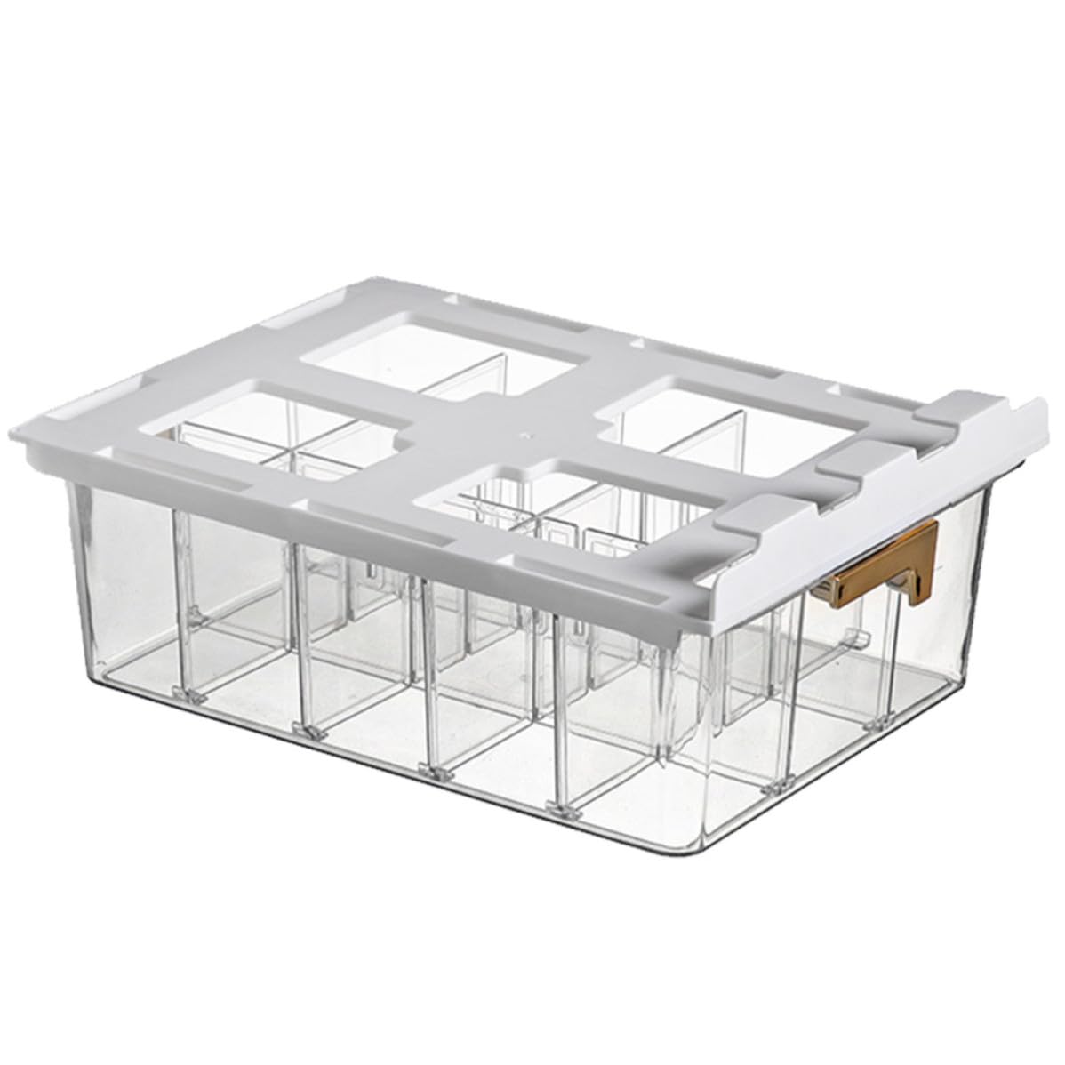 Luxshiny Organizer Coperchio in Pet per Biancheria Intima Calzini e l'organizzazione Design a Scomparti Multipli la Conservazione del Guardaroba in Casa