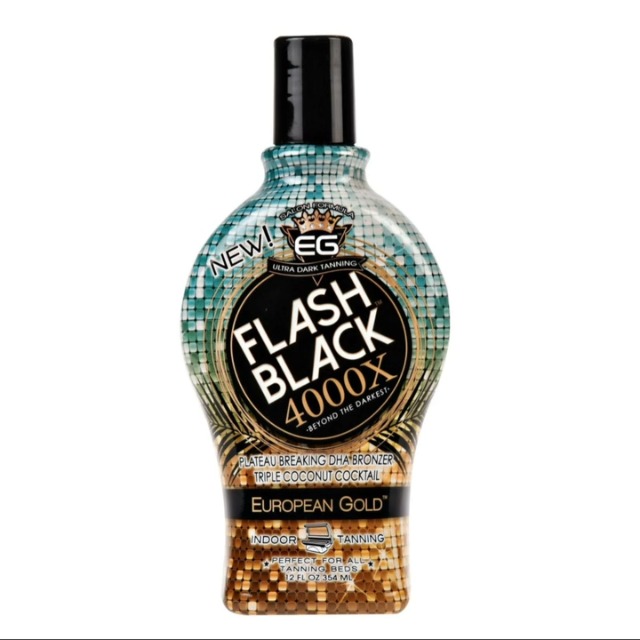 Amazon.com : European Gold Flash Black 4000X Indoor Tanning Lotion