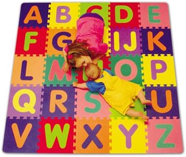 Play & Learn Soft & Safe SoftFloors 5' x 5' x 5/8" RYBG