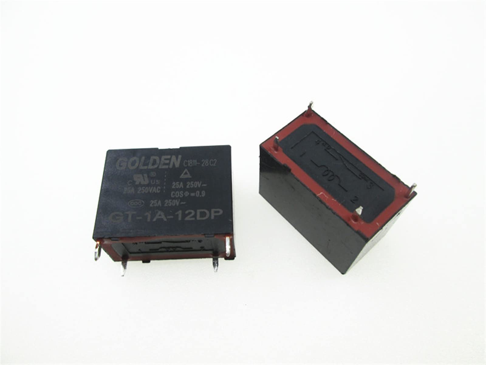 WEUSANXPL 12V Relay GT-1A-12DP GT1A12DP 12V 12VDC DC12V 25A 250VAC DIP4