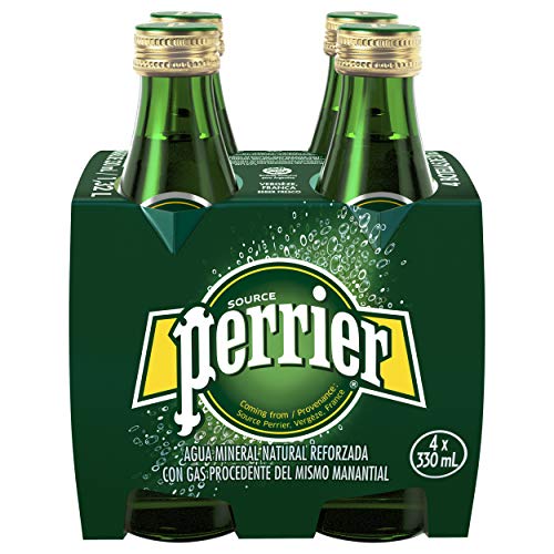 Perrier Sparkling Natural Mineral Water 4 x 330ml