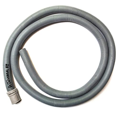 Image of LSRP'S Universal Fit 3 Meter Fully Automatic Front Load Washing Machine Drain Pipe /Waste Water Outlet Drain Hose /Drain Hose Pipe Tube /Outlet Pipe /Extension Pipe /Washer Hose (3 Meter Length)