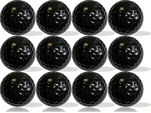 Black Golf Balls 12 Pack Elevate Your Game with Distinctive