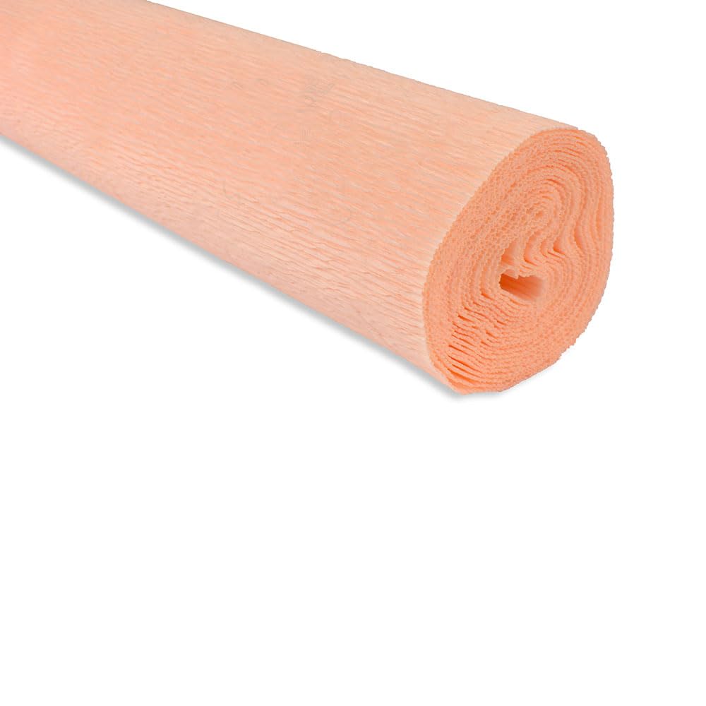 FloristryWarehouse Crepe Paper roll 180g (50 x 250cm) Peach (Shade 17A5)