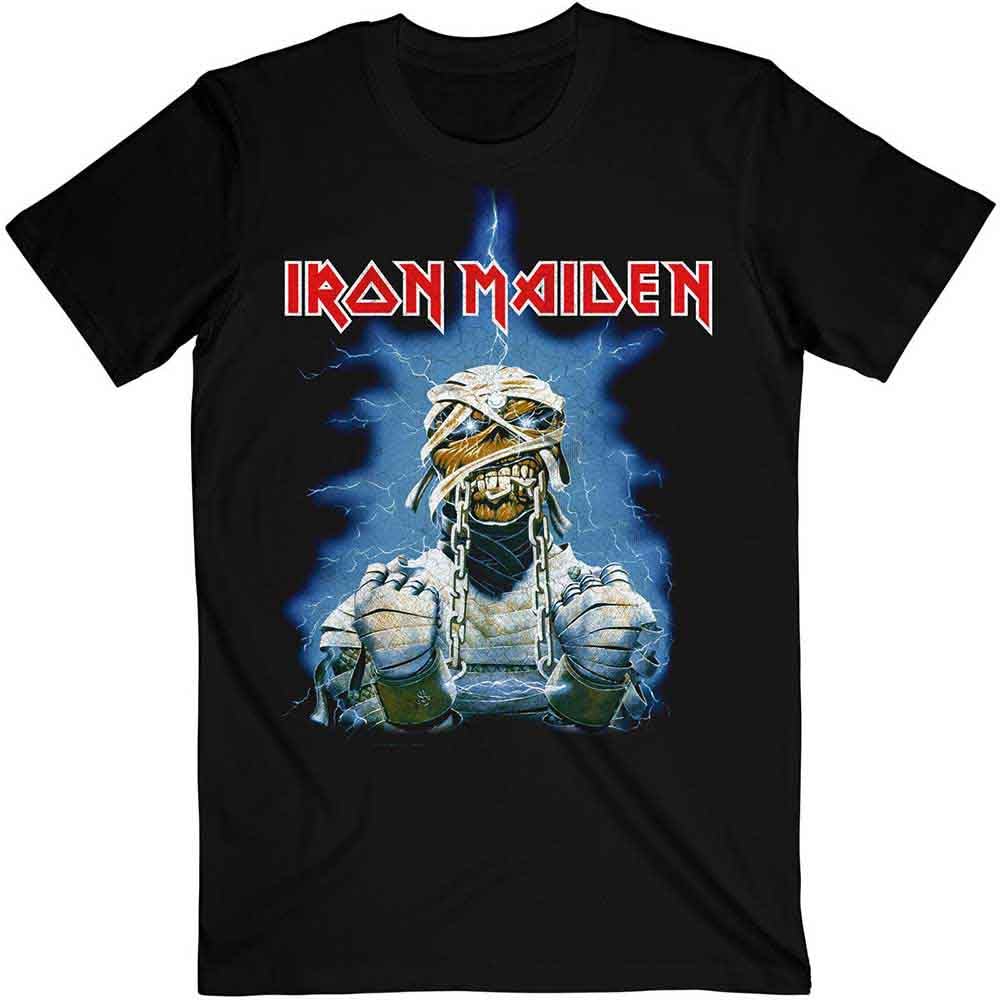 Rock Off Black Iron Maiden - World Slavery Tour '84 - '85 - T-Shirt (Back Print) - Cotton - Size Xl - Officially Licensed Merch