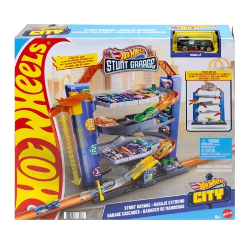 Hot Wheels City Garagem, Conjunto para Carros de Brinquedo, Mattel