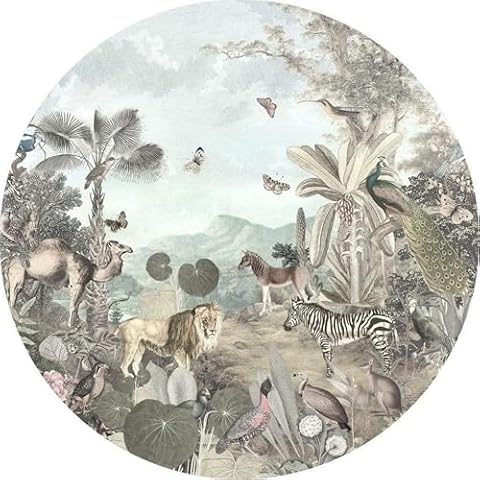 Komar D1-028 Self-Adhesive Round Wallpaper Cover