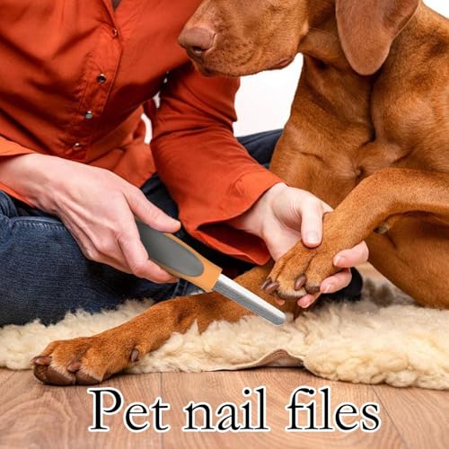 2X Krallenfeile Für Hunde, Katzen Krallenpfleger, Krallenpflege Für Kleine & Große Hunde & Katzen,Leises Pflegegerät Zum Entfernen Von Graten,Hundekrallenschleifer, Glätten & Formen Aller Krallenarten