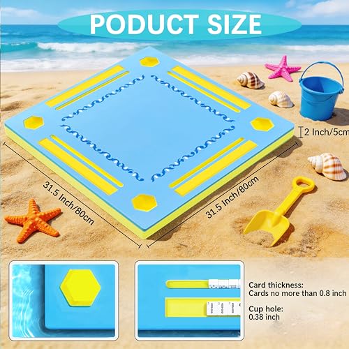 Mesa flotante para Mahjong y juegos de cartas 2 en 1 miniatura 2