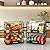JKsmart Pantry Organizers and Storage, 4 Pack XL Stackable Wire Baskets with NamePlates, Metal Storage Bins for Snack Can Fruit Vegetable Spice